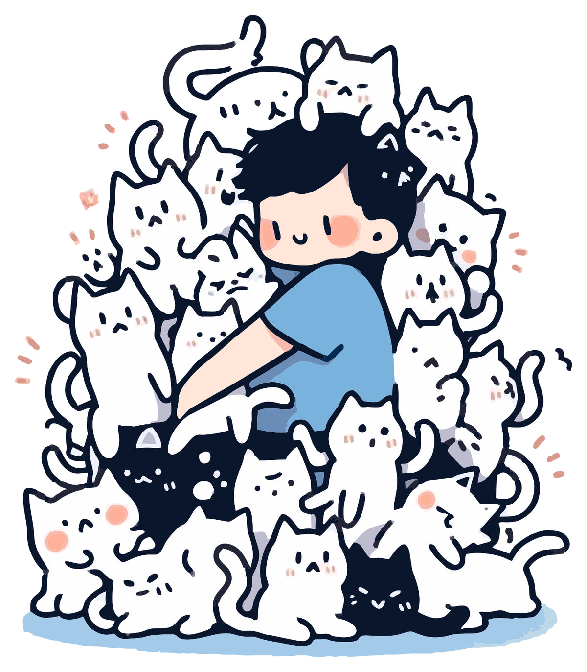 Meow Mountain Sticker