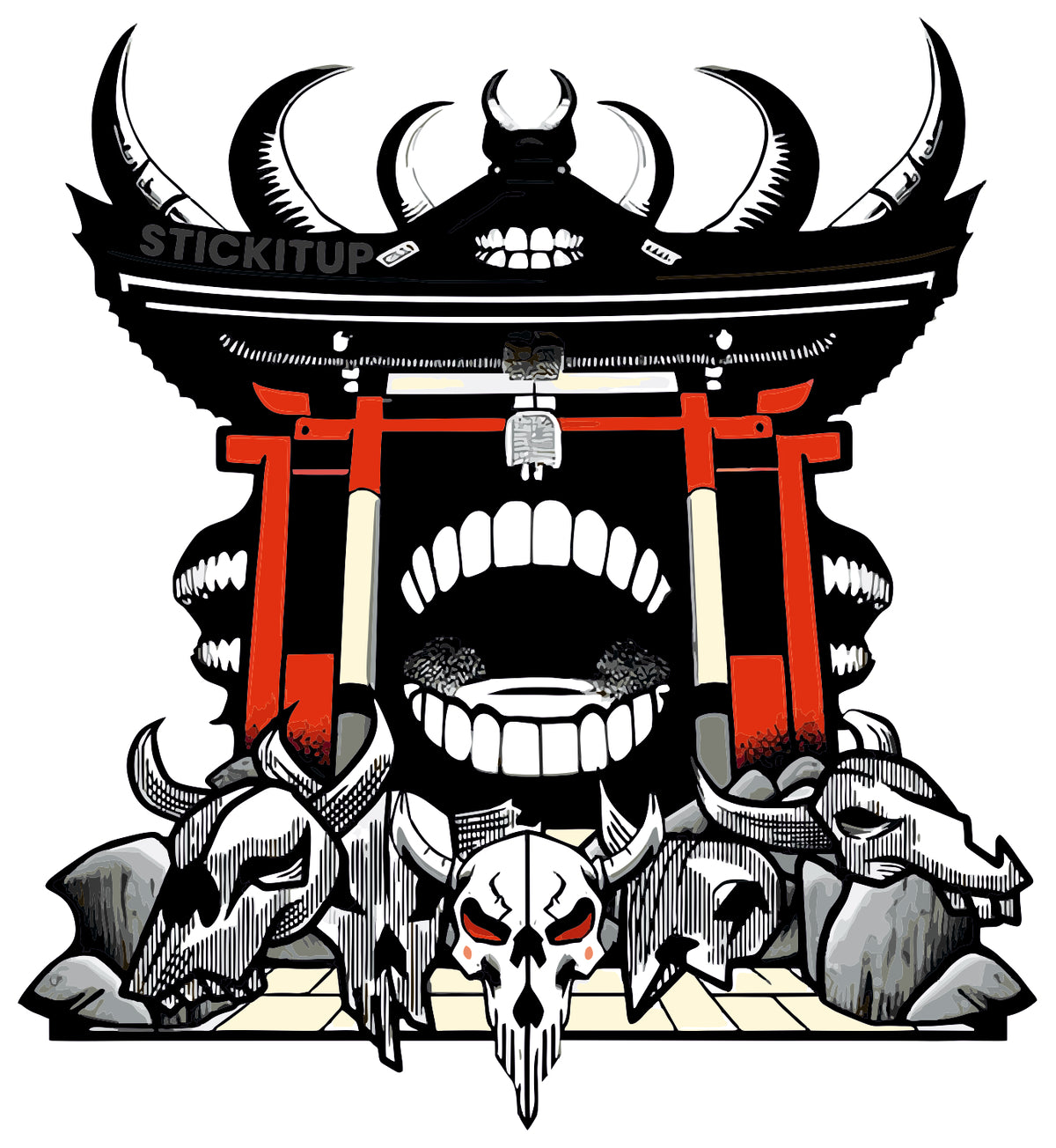 Malevolent Shrine Sticker