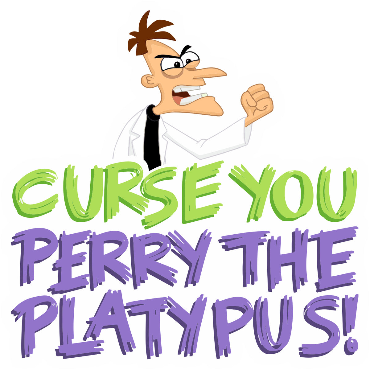 Curse You Perry Sticker